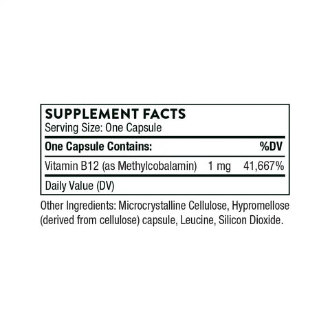 Vitamin B12 - 60 Servings