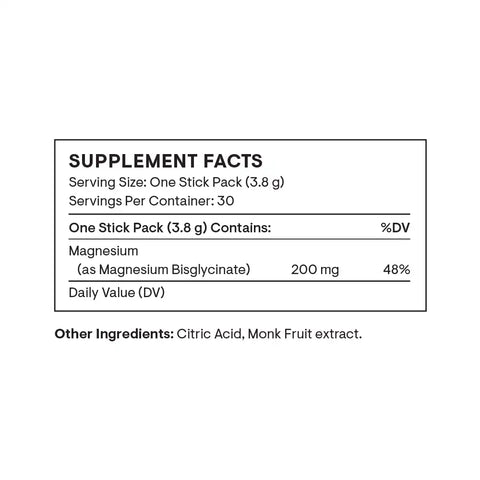 Magnesium Bisglycinate - Travel Packs