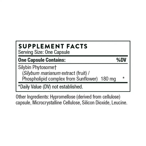 Milk Thistle Phytosome (formerly Siliphos)