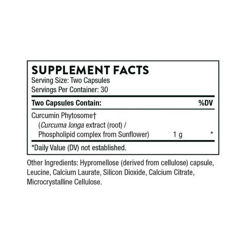 Curcumin Phytosome - 30 Servings